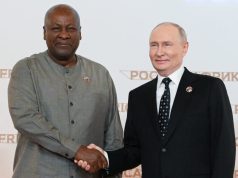 Putin calls for stronger African role in Global Financial Institutions
