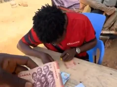 GH man goes viral for repairing torn cedi notes