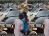 Husband catches wife with another man inside a Benz