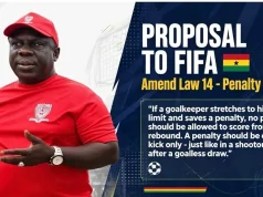 Ghanaian football fan proposes major penalty rule change to IFAB