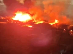 Power restoration fault suspected in Kumasi Central Market fire