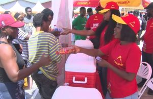 Rafimex Ghana Limited supports Big Street Feast with free beverage distribution