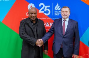 President Mahama arrives in Moscow for 3rd Russia-Africa forum