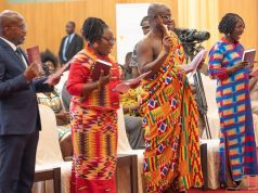 Mahama swears in four envoys, tasks them with attracting investment