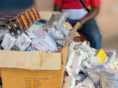 Police arrest eight suspects in anti-narcotics operation at Okaishie Drug Lane