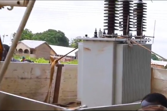 Joy in Nayilifong as Farouk Aliu Mahama donates 100kVA transformer to improve power supply