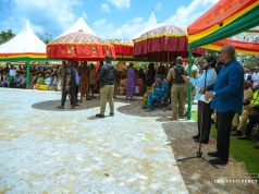 President Mahama commissions two CHPS compounds at Ahyiaem and Nsuapemkrom