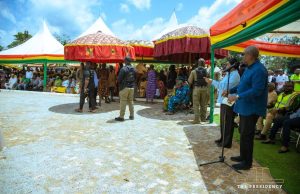 President Mahama commissions two CHPS compounds at Ahyiaem and Nsuapemkrom